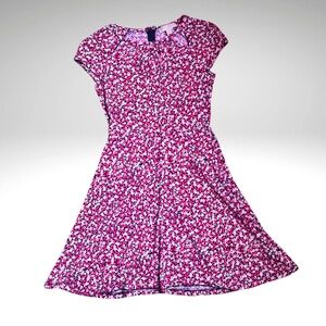 Floral Pink and White Dress